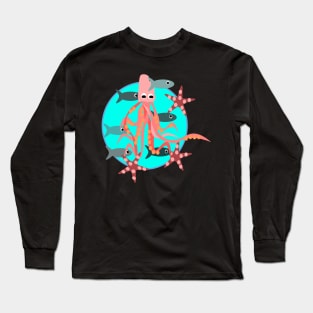 Octopus, in his element Long Sleeve T-Shirt